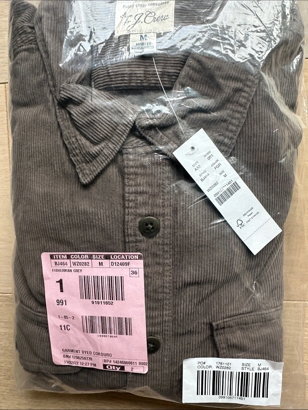 J. Crew soft corduroy
